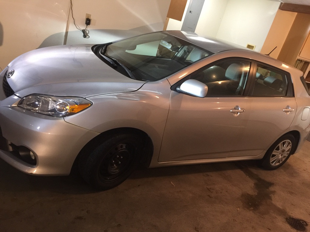 2012 Toyota Matrix (5 speed on the floor)