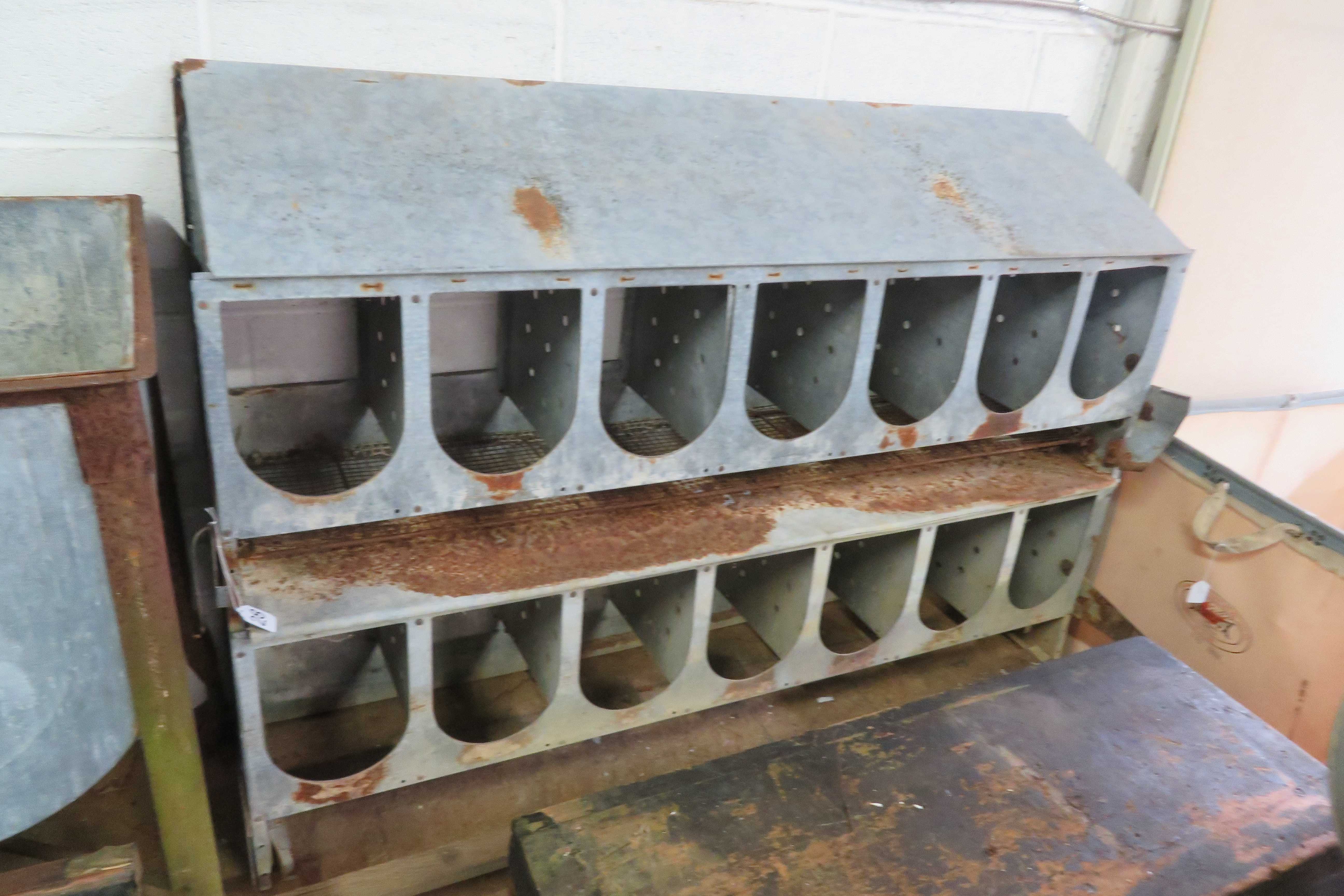 Antiques Primitives Furniture  Chicken Nest & Coop Gavanized Washtubs +