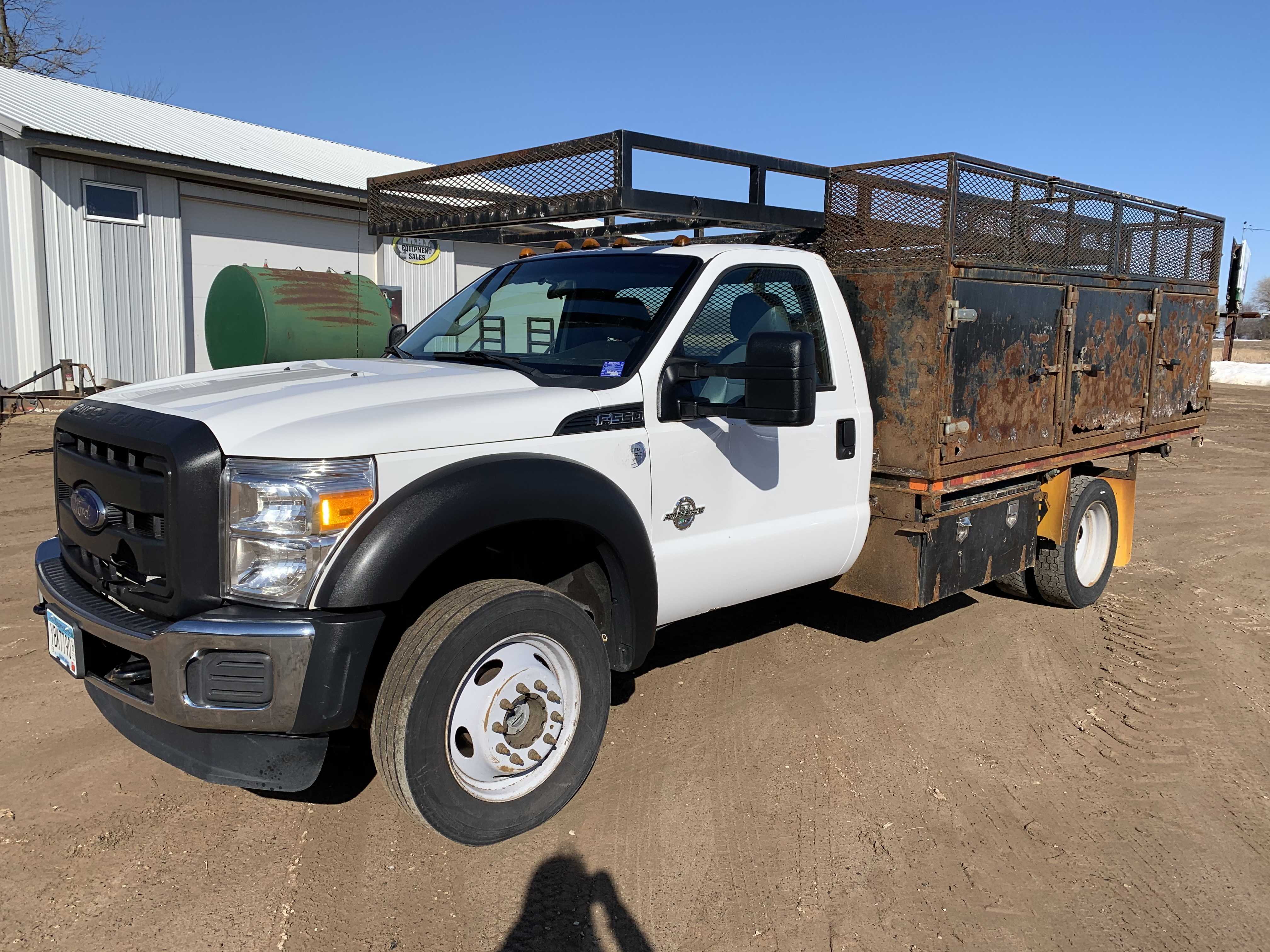 '14 Ford F550 XL SD Flatbed | Heavy Equipment, Truck, Trailer Auction