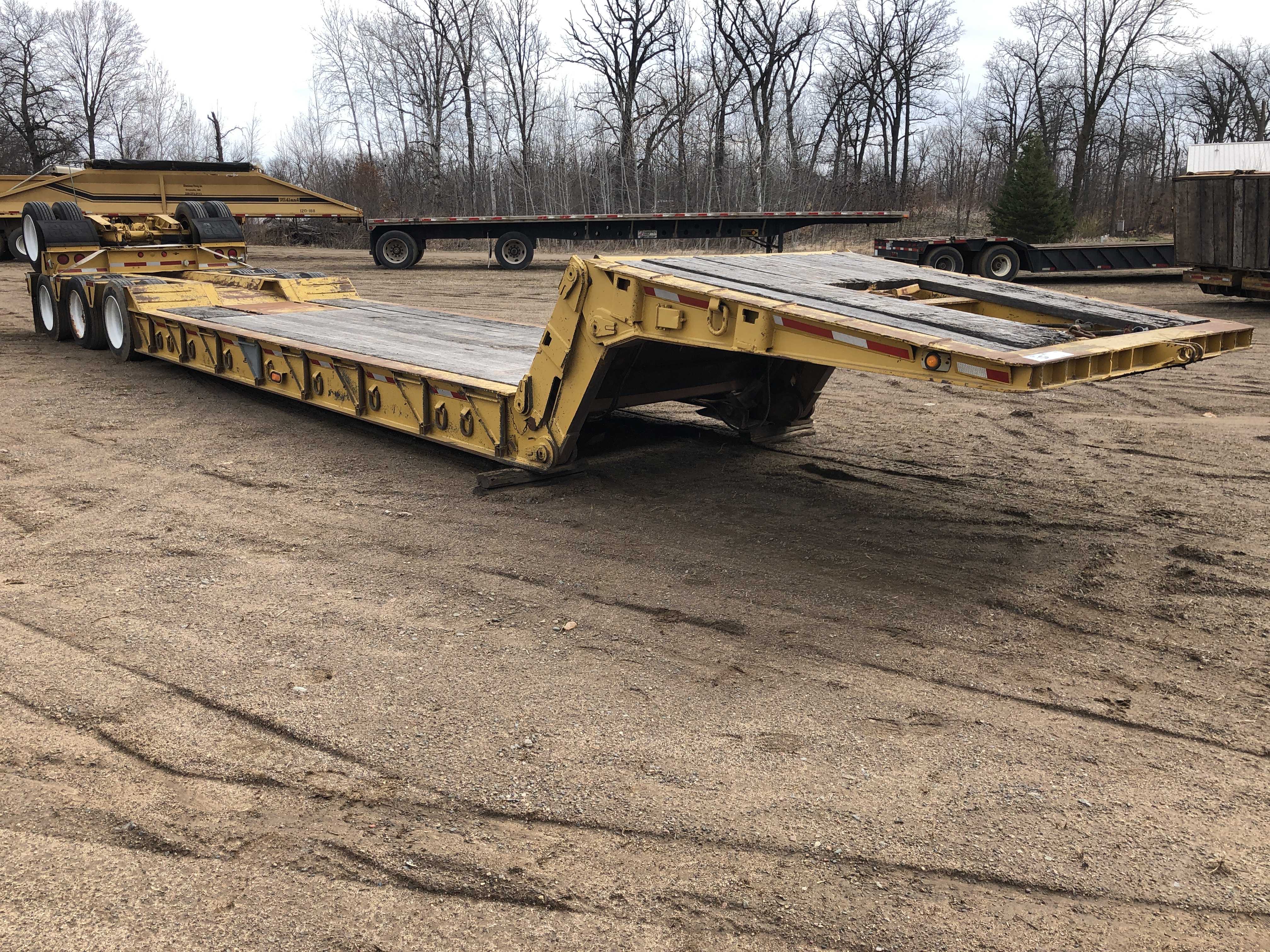 '98 Load King 48' Tri Folding Neck Lowboy | Heavy Equipment, Truck ...