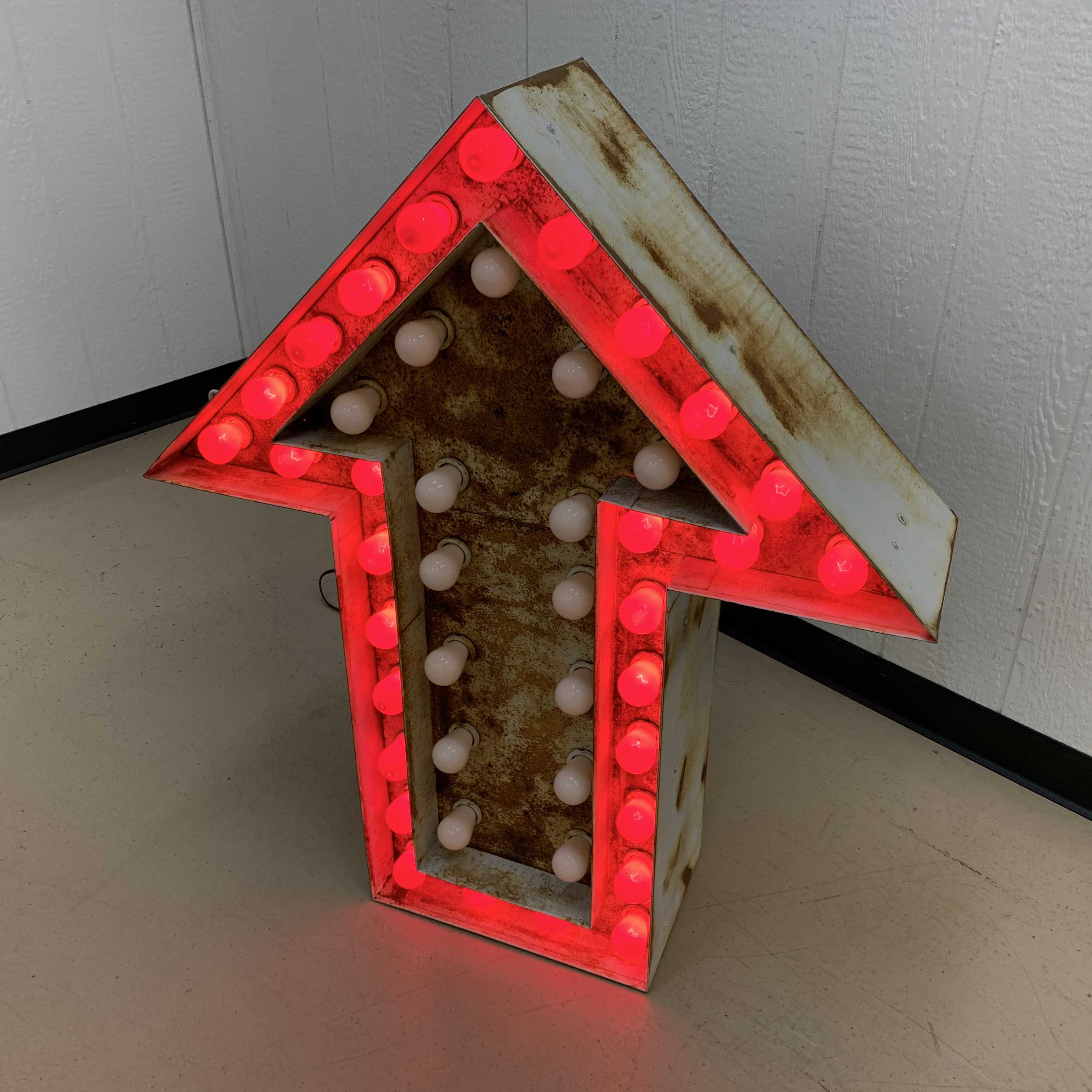 Vintage Flashing Arrow Sign (SingleSided)