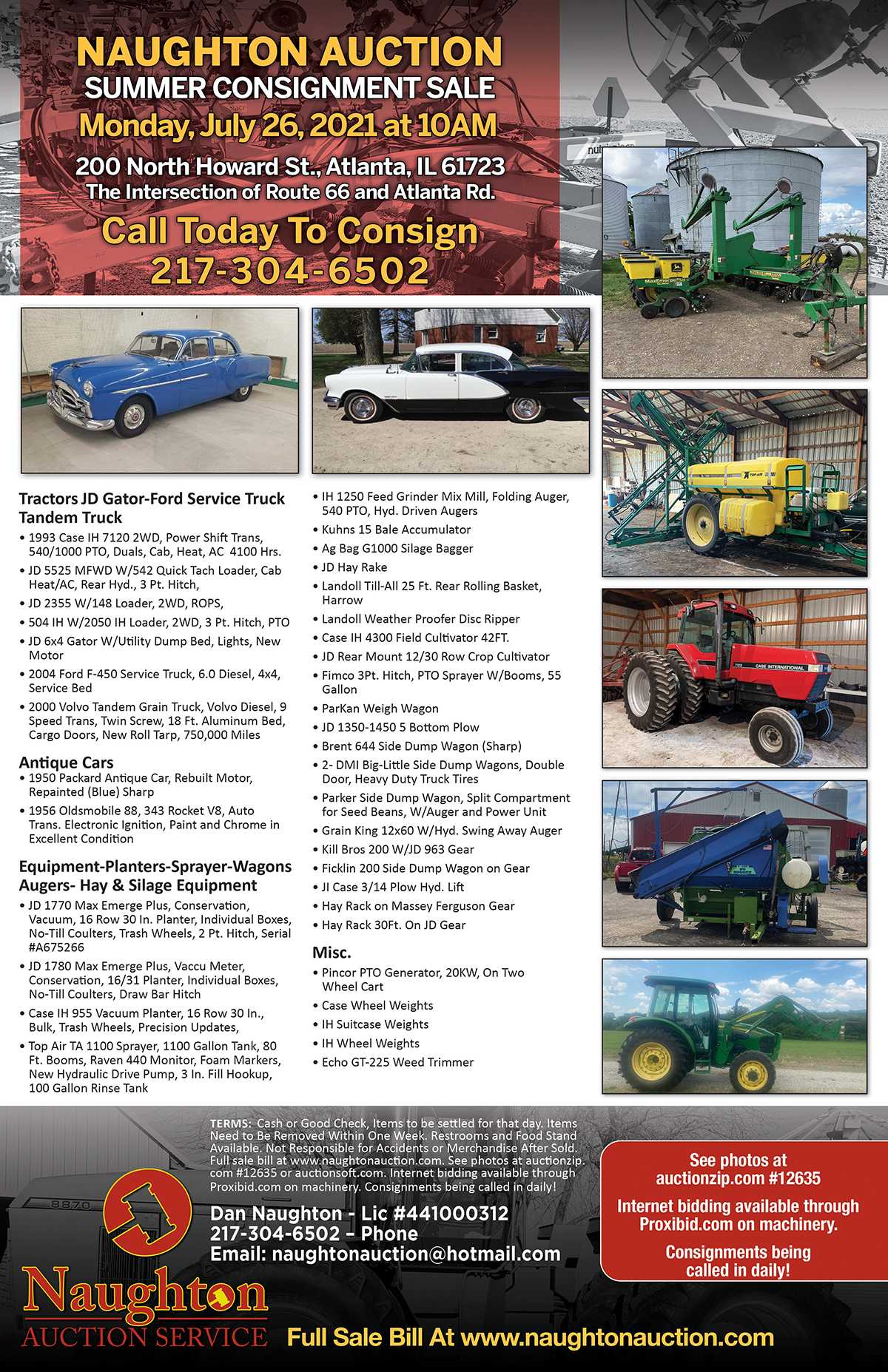 Naughton Auction Annual Summer Consignment Auction 