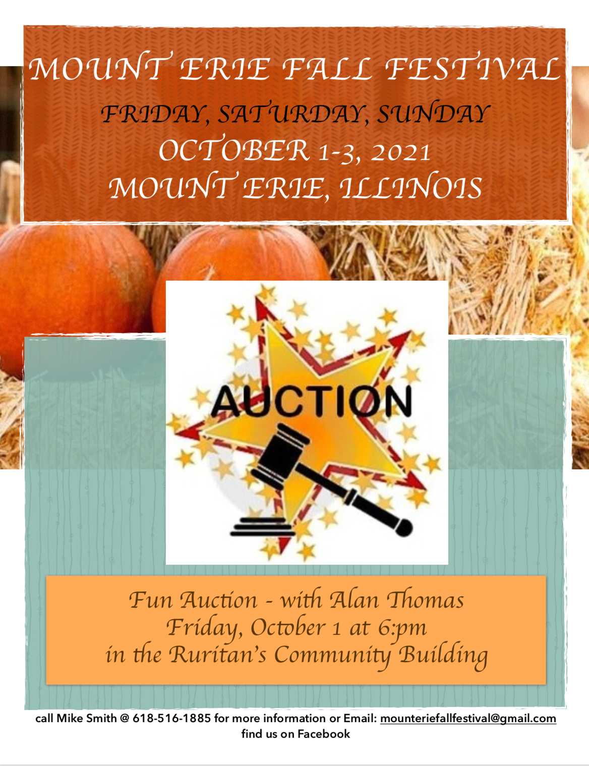 Mount Erie Fall Festival Fun Auction