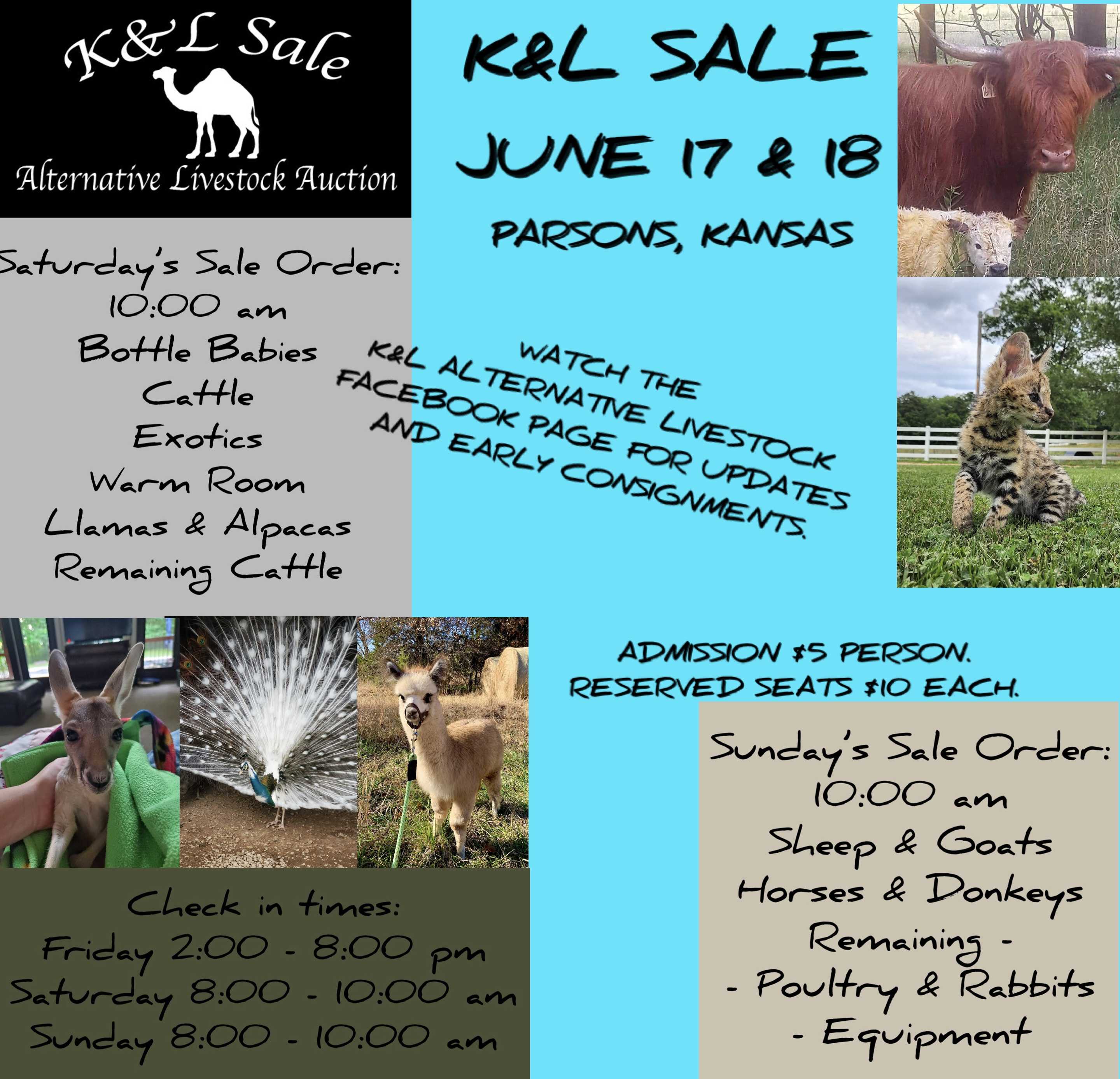 K&L Alternative Livestock Sale