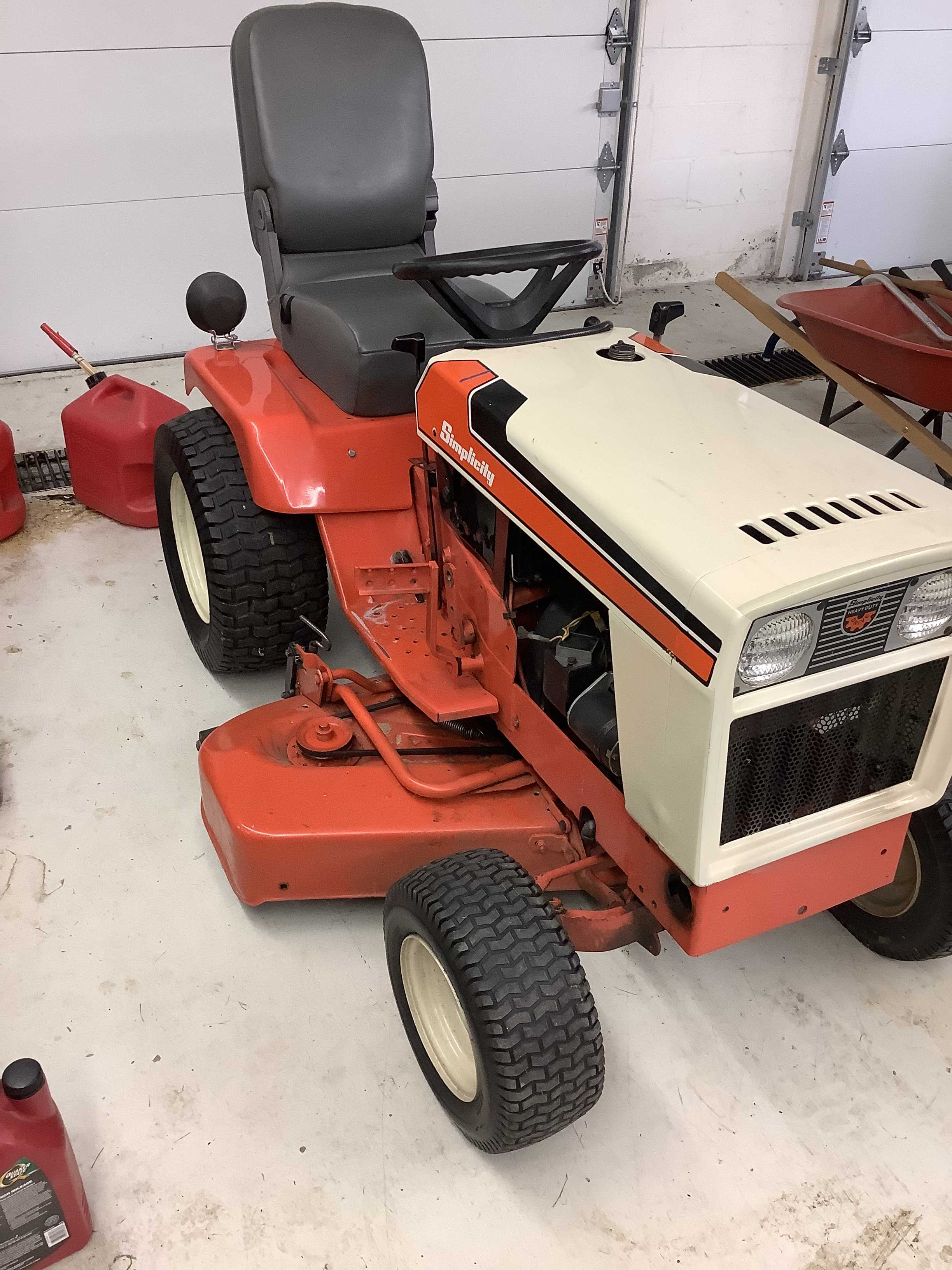 '04 BUICK, WOOD WORKING TOOLS, FURNITURE, LAWN TRACTOR