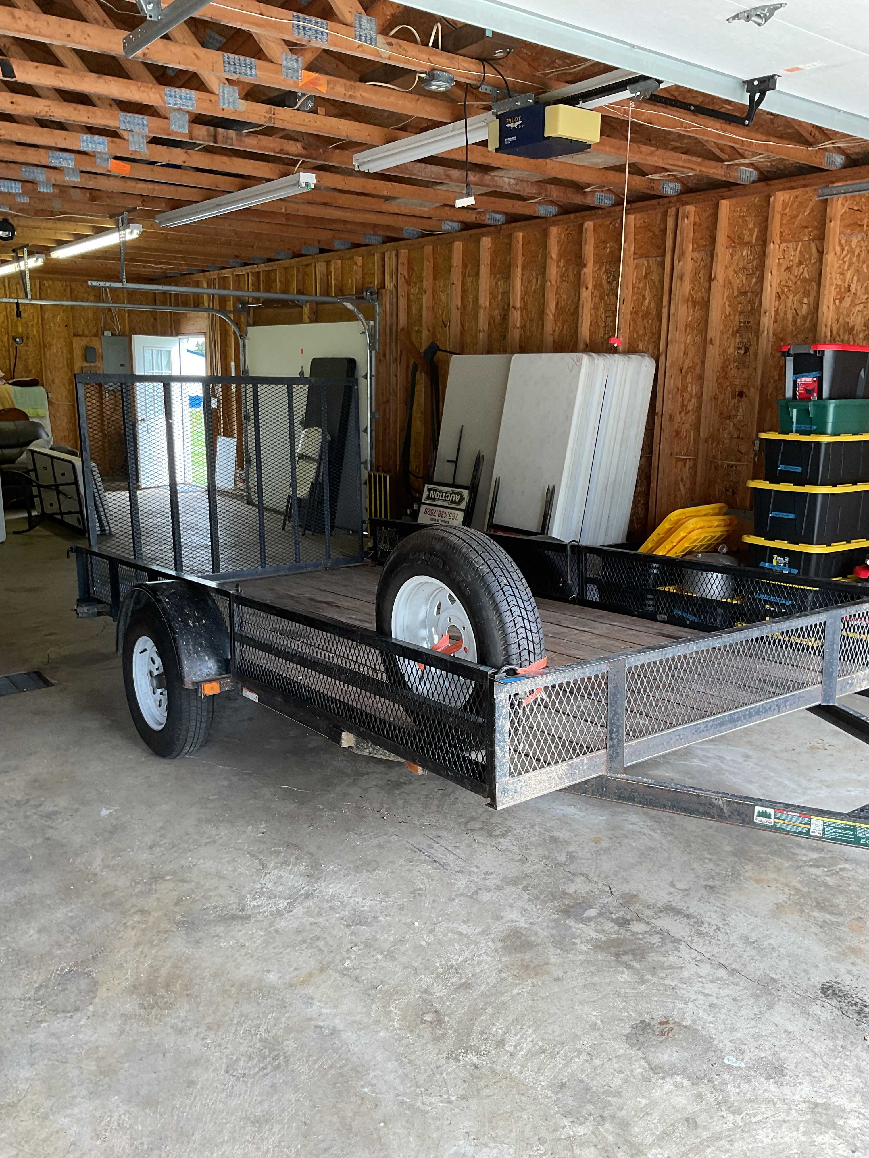 '00 BUICK, TRAILER, MOWERS, QUILTS, ANTIQUES, FURNITURE & MORE