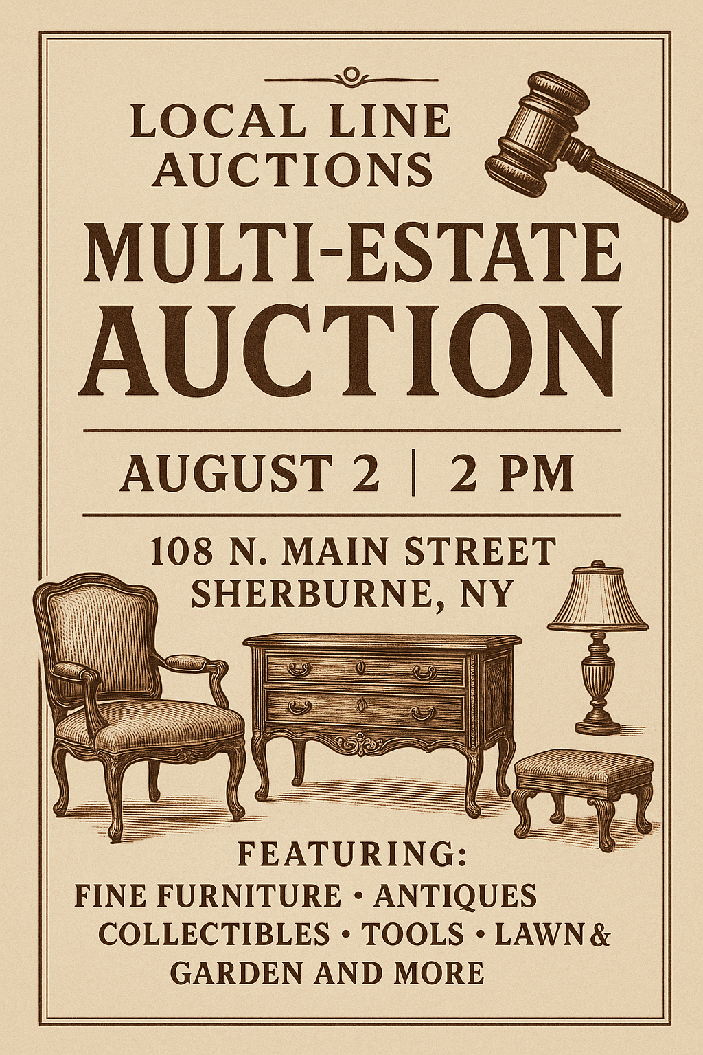 Auction teaser for Multi Estate Auction