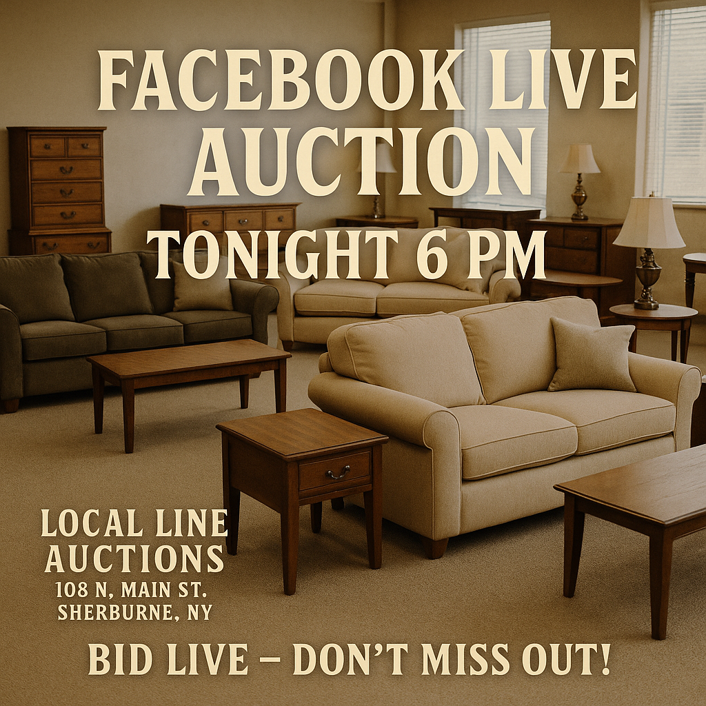 Facebook Live Furniture Auction