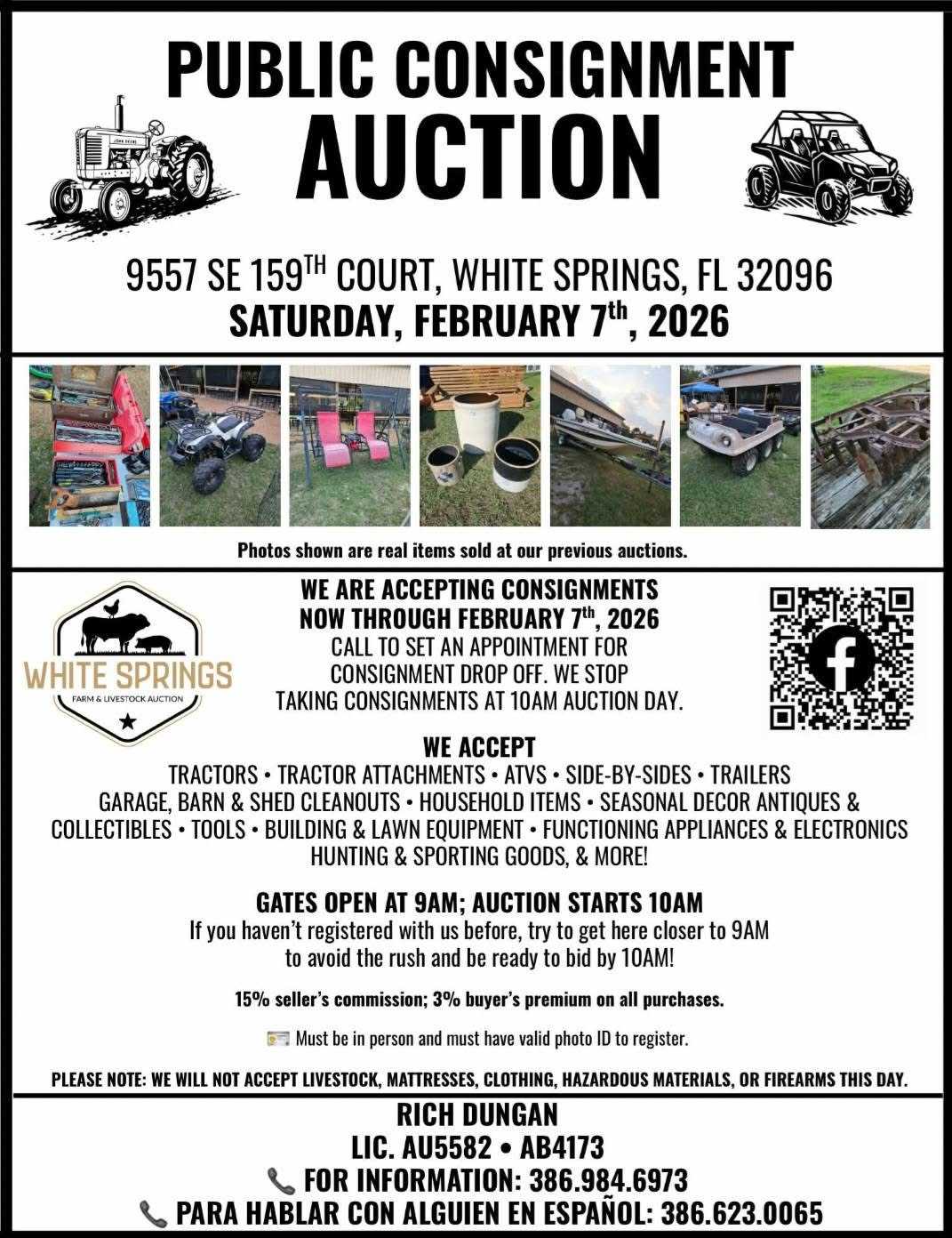 Auction teaser for 02.07.2026 General Merchandise Auction