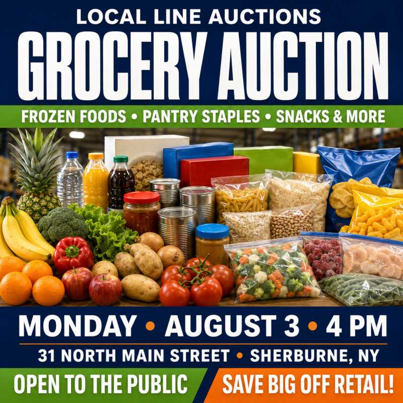 Auction teaser for Wholesale Grocery auction
