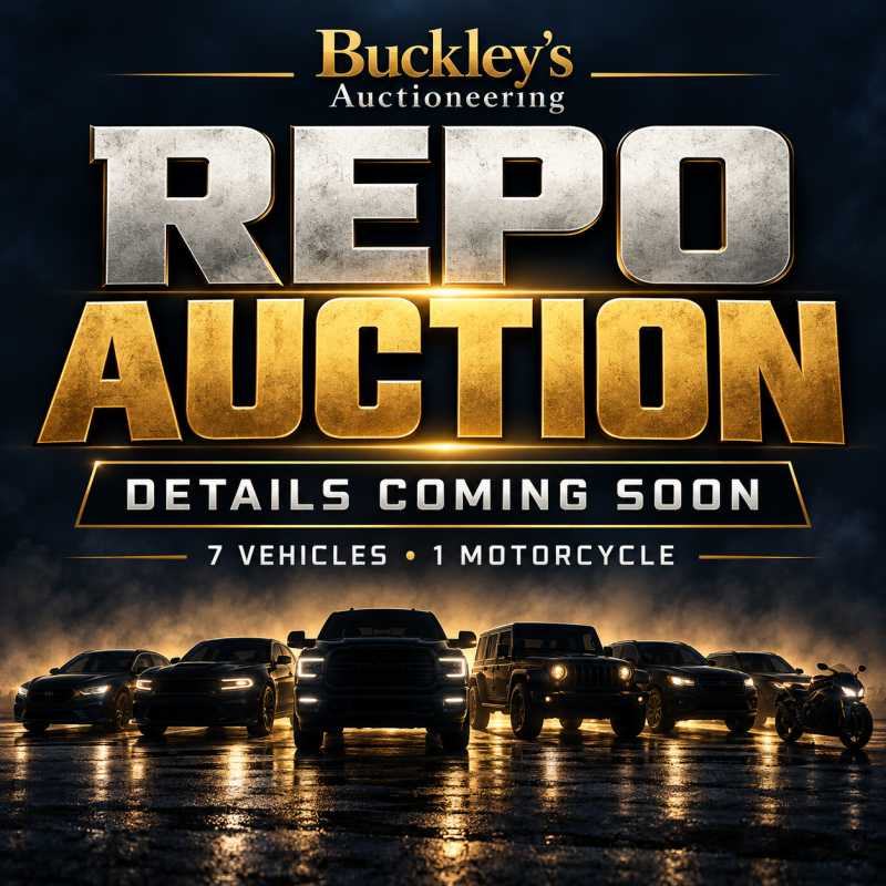 Auction teaser for Credit Union Repossessed (REPO) Vehicles