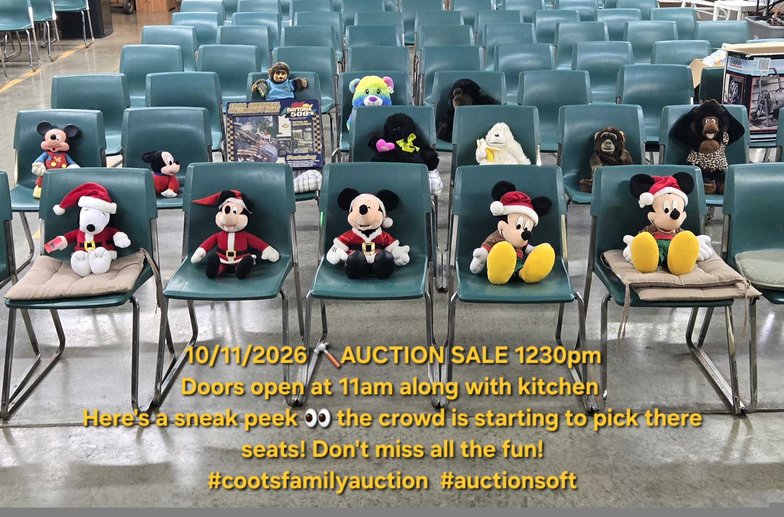 Auction teaser for COOTS FAMILY AUCTION 10/11/2026