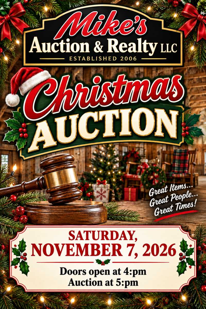 Auction teaser for Christmas Auction -  11/7/26